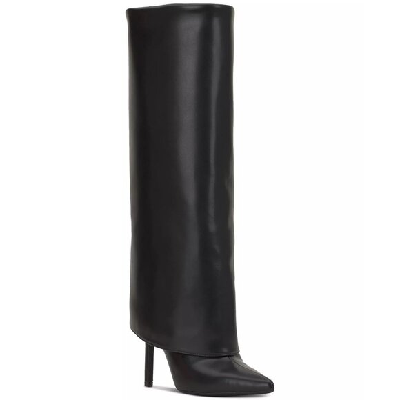 I.N.C. International Concepts Shoes - I.N.C. International Concepts Womens Fold Over Cuffed Boots Black Size 5.5M NIB